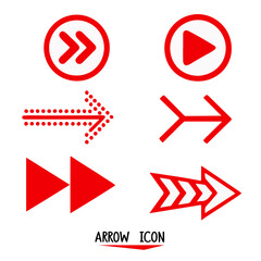 arrow hand draw icons