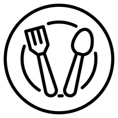 Food line icon