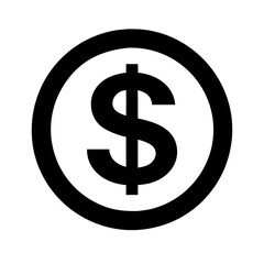 dollar sign icon design