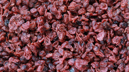Dried Cherries Close Up