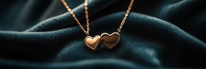 Valentine's Day Heart Jewelry Background