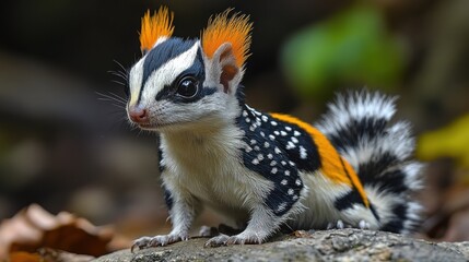 Fototapeta premium not every magpiles tail is piebald just the piebald tailed piebalds tail is piebald 