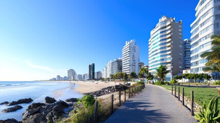 Coastal City Beachscape