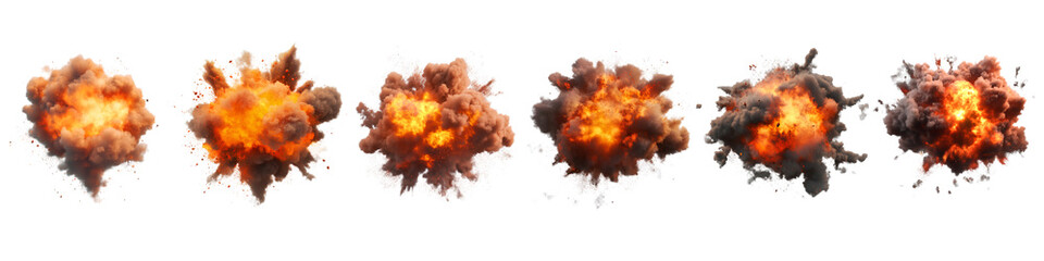 High-Resolution Explosive Fire Blast Effects for Creative Visuals and Action Scene Designs