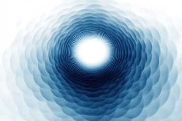 Obraz premium Abstract Blue Vortex: A Journey into Serenity