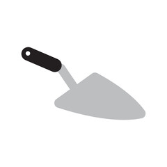 Trowel tool icon illustration flat