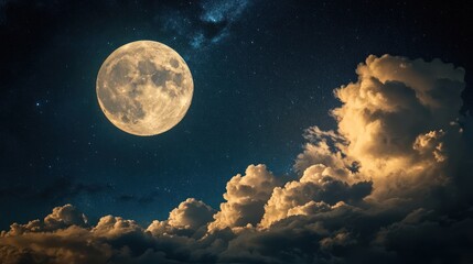Majestic Full Moon Night