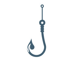 fishing hook icon design