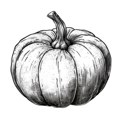 Pumpkin Isolated on a Transparent Background