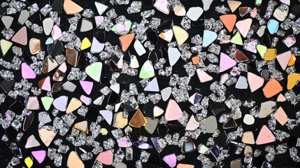 Colorful mosaic texture, abstract art background. Ideal for fashion, design, and digital art projects