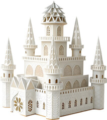 Charming fairytale castle with adorable design, perfect for whimsical and magical themes.