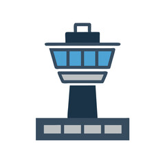 flight control tower icon design