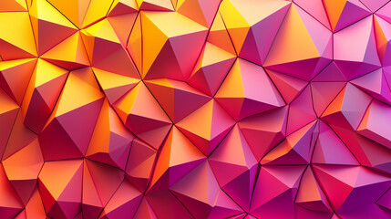 Abstract geometric background with vibrant warm colors and angular shapes creating a modern pattern