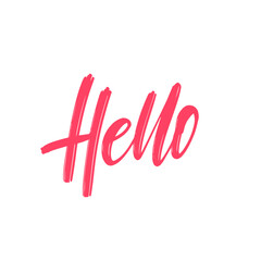 A Vibrant and Enthusiastic Hello Greeting Illustration Perfect for Modern Communication