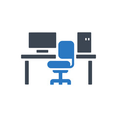 Computer Workspace Icon
