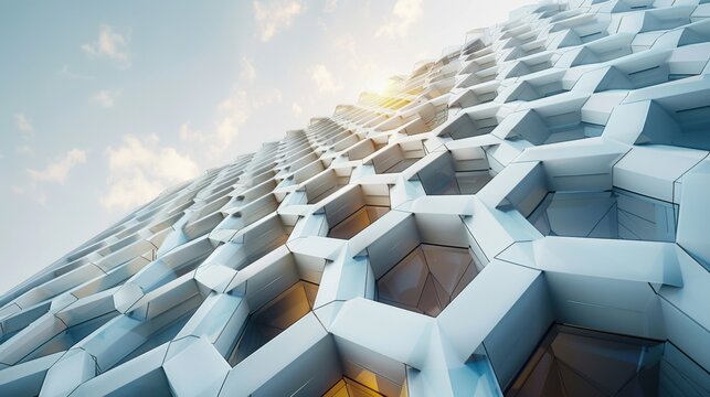 Modern Architectural Marvel: Stunning Facade Design - Powered by Adobe