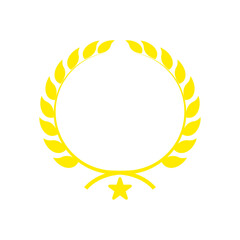 Leaves Circle Emblem