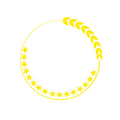 Leaves Circle Emblem