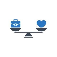 Work Life Balance Icon