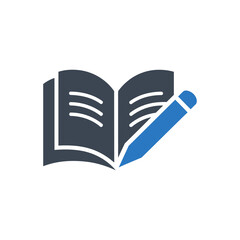 Open Book Writing Icon