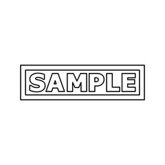 Sample icon design template