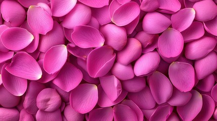 Obraz premium Lush Pink Rose Petals Background Texture Romantic Floral Design Valentine s Day Wedding