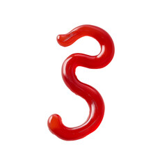 Naklejka premium curly food candy