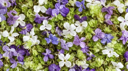 A Stunning Close-Up of Delicate Spring Flowers