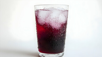 Iced berry drink, studio shot, refreshment