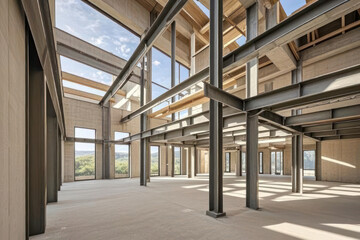 Unfinished Luxury Home Interior Design