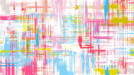 Abstract colorful brush strokes pattern background design for website or textile print