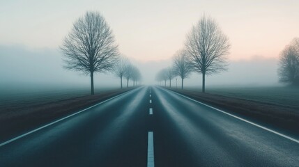Fototapeta premium Misty Road