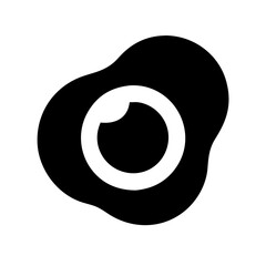 fried egg icon design