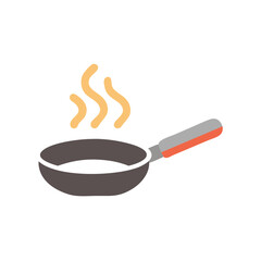 frying pan icon design