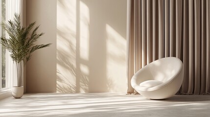 Elegant Taupe Backdrop with Soft Fabric Texture and Natural Light