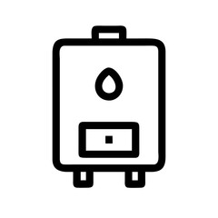 gas boiler icon design