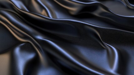 Fototapeta premium Black Silk Drape