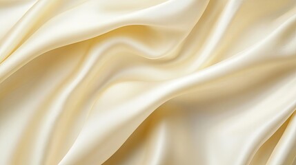 Smooth Cream Fabric Texture with Gentle Waves and Soft Finish