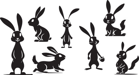 Obraz premium Bunny silhouette 