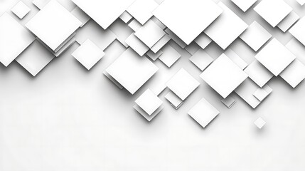 Obraz premium Abstract White Square Pattern Background Design