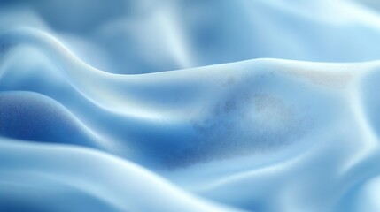 Obraz premium Abstract Blue Fabric Draped Softly Waves Texture