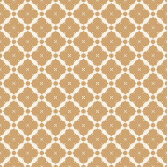 seamless geometric pattern with flowers abstract texture for fabric surface design packaging wrapping paper wallpaper vector illustration