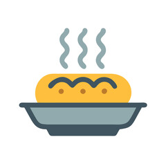 hot food icon design
