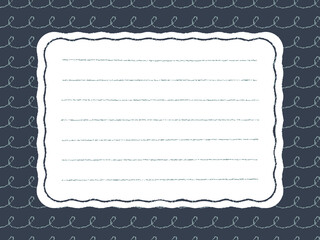 シンプル　くるくる　便箋