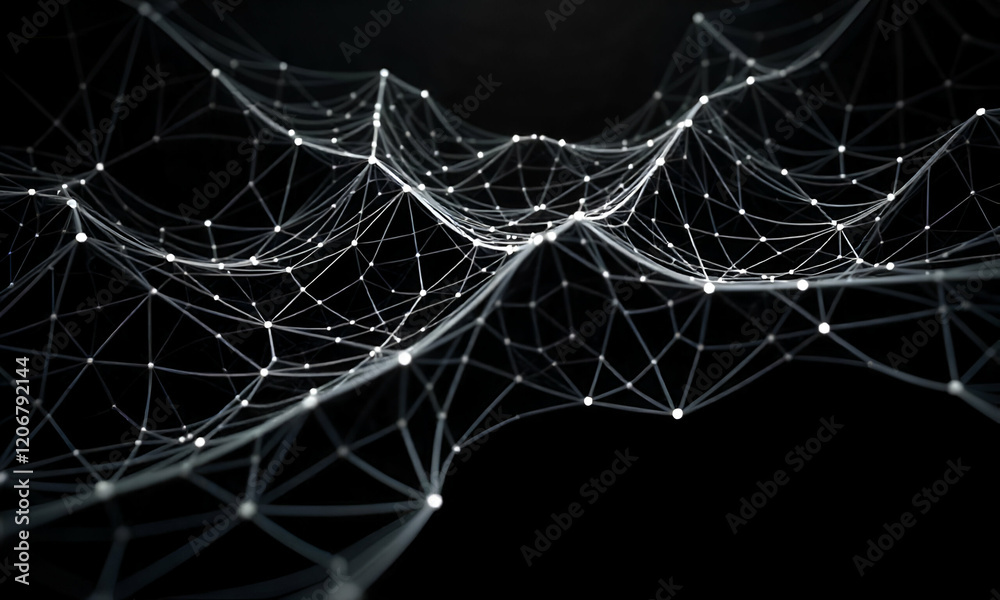 Wall mural web structure