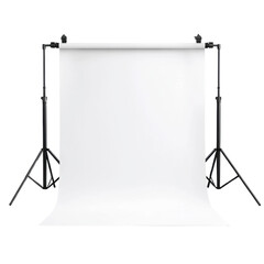Empty photography backdrop setup for studio shoots