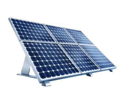 Modern solar panel array for renewable energy generation