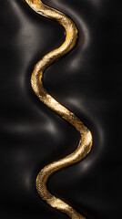 Fototapeta premium Abstract snake designs geometric pattern vibrant color artistic fluidity showcasing elegance modern conceptual wall art digital decor print paint pet beautiful python flow bold artistic wallpaper