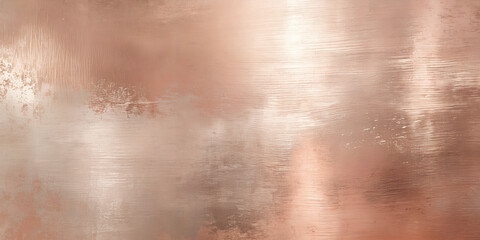 Elegant rose gold metallic background with soft gradient texture for various designs

