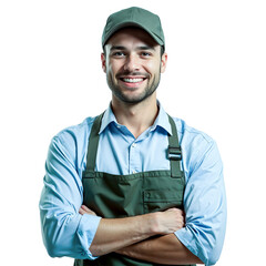 Fototapeta premium Happy Landscaper Portrait